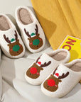 New Christmas Elk Cotton Slippers