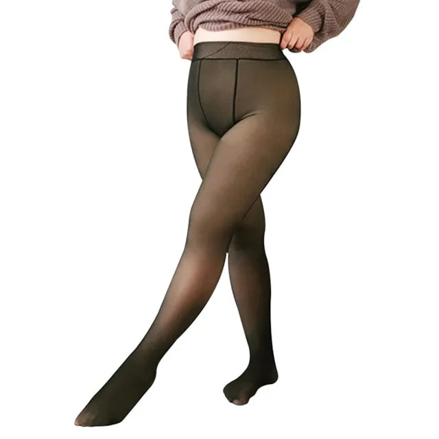 Winter Fake Translucent Leggings