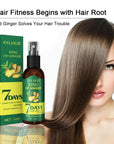 Ginger Hair Growth Serum Sprayer Hair Regrowth