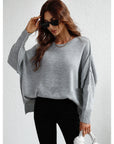 Women's Long Sleeve Crew Neck Sweater