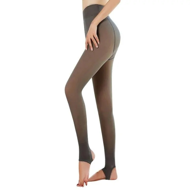 Winter Fake Translucent Leggings