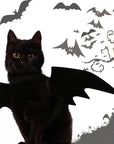 Halloween Small Pet Cat Bat Wings