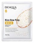 Bioaqua Face Care Sheet Masks Rice Nourishing Moisturizing