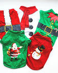 Cotton Christmas Pet Clothes