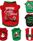 Cotton Christmas Pet Clothes