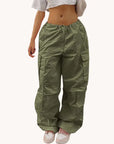 Cargo Parachute Pants For Women