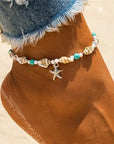 Sea Shell Beads Multilayer Anklets