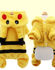 Cute Pikachu Pet Winter Jacket