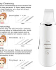 Ultrasonic Face Skin Scrubber