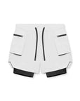 Fitness Cargo Shorts Set