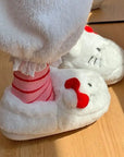 Kitty Kawaii Fluffy Fuzzy House Shoe Slippers