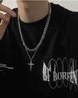 Vnox Mens Cross Necklaces