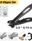 Extra Large Toe Nail Clippers For Thick Hard Nails Cutter Heavy Duty Stainless